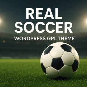 Real Soccer – WordPress GPL Theme
