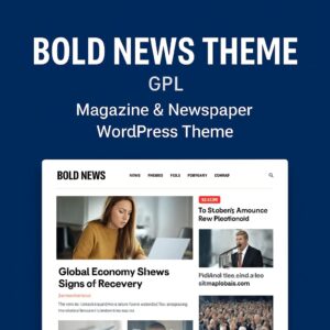 Bold News Theme GPL – Magazine & Newspaper WordPress Theme