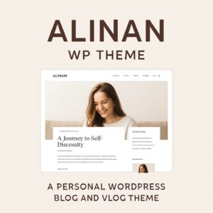 Alinan WP Theme GPL – A Personal WordPress Blog and Vlog Theme