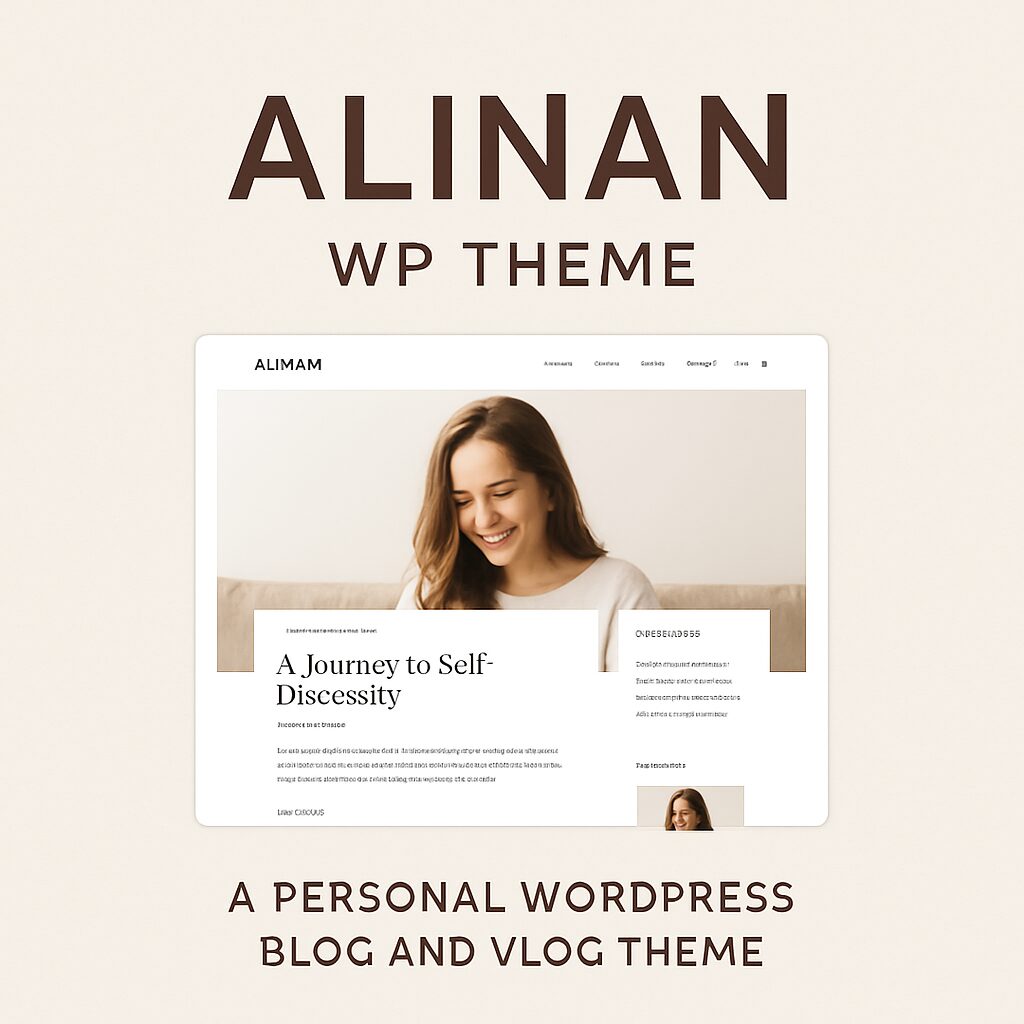Alinan WP Theme GPL – A Personal WordPress Blog and Vlog Theme