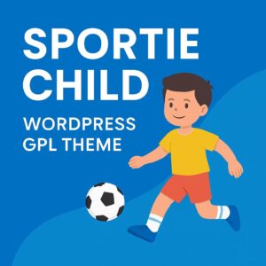 Sportie Child – WordPress GPL Theme