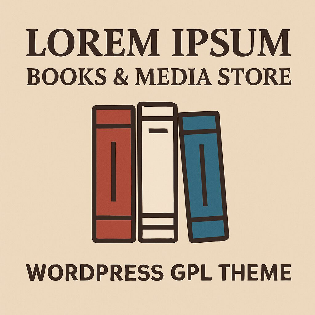 Lorem Ipsum Books & Media Store – WordPress GPL Theme