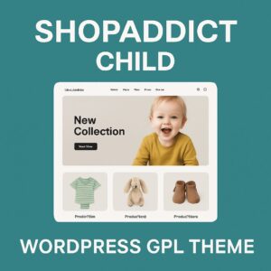 Shopaddict Child – WordPress GPL Theme