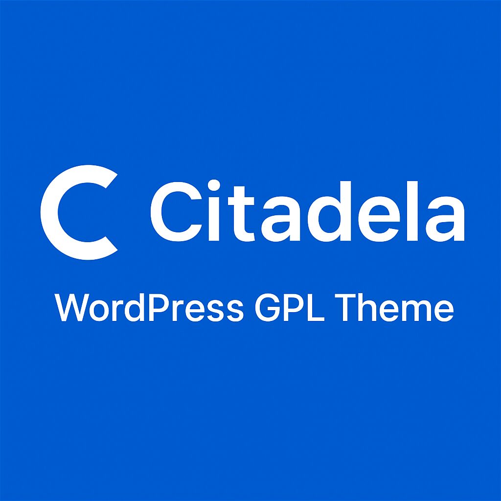 Citadela – WordPress GPL Theme