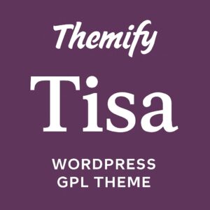 Themify Tisa – WordPress GPL Theme