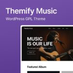 Themify Music – WordPress GPL Theme