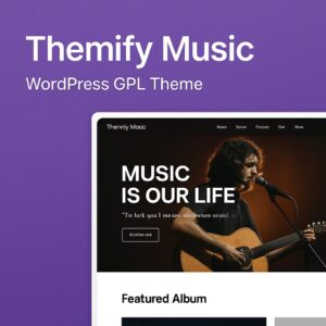 Themify Music – WordPress GPL Theme