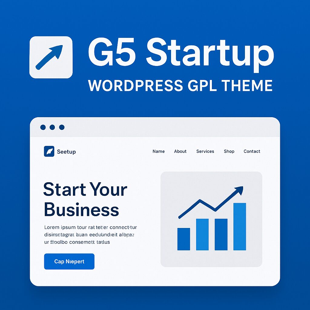 G5 Startup – WordPress GPL Theme