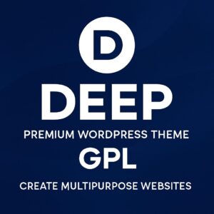Deep Premium WordPress Theme GPL – Create Multipurpose Websites