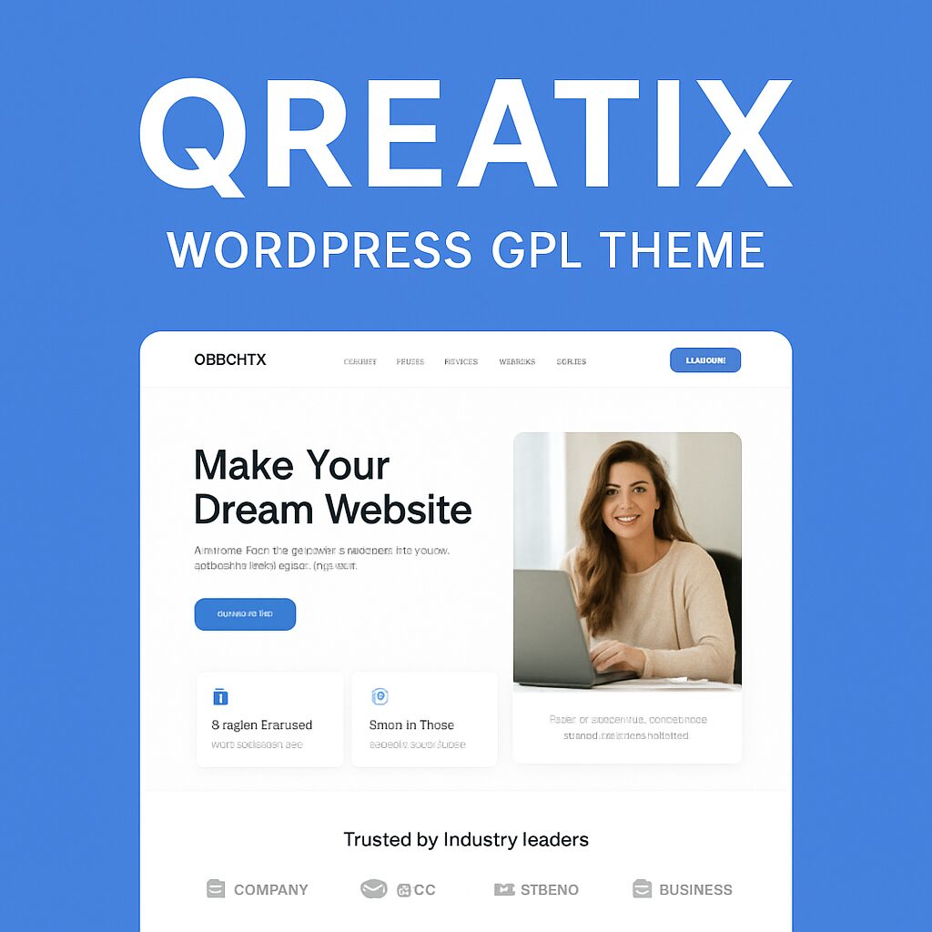 Qreatix – WordPress GPL Theme