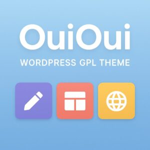 OuiOui – WordPress GPL Theme