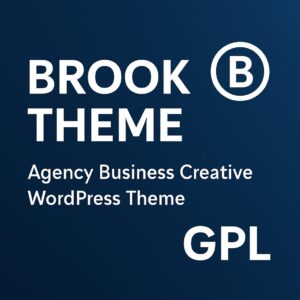 Brook Theme GPL – Agency Business Creative WordPress Theme