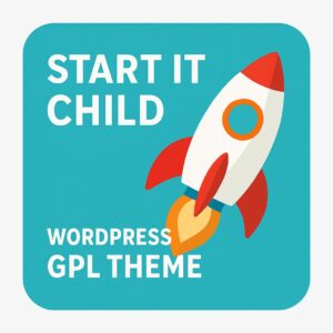 Start It Child – WordPress GPL Theme