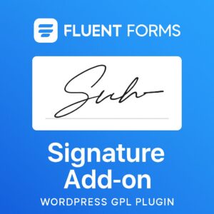 Fluent Forms Signature Addon – WordPress GPL Plugin