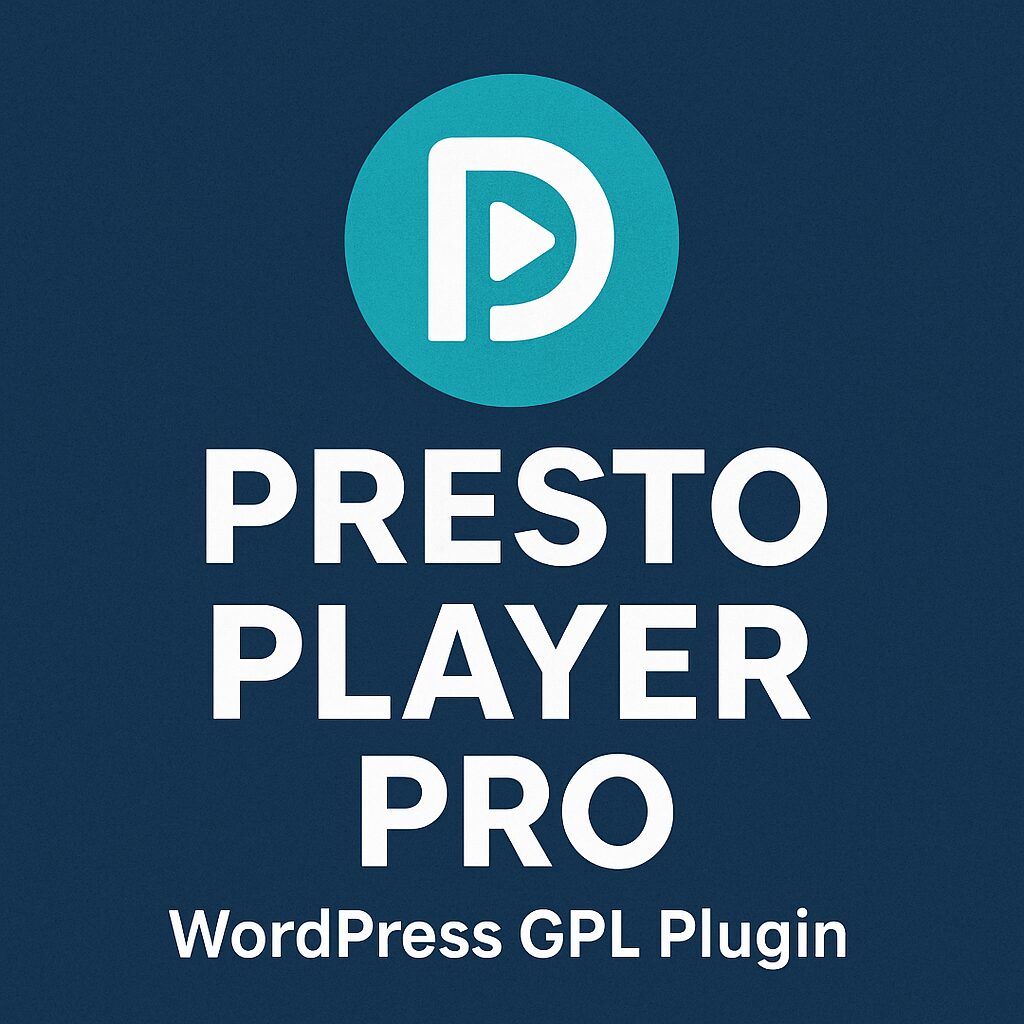 Presto Player Pro – WordPress GPL Plugin