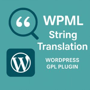 WPML String Translation – WordPress GPL Plugin