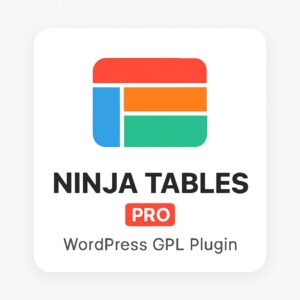 Ninja Tables Pro – WordPress GPL Plugin