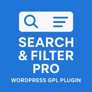 Search & Filter Pro – WordPress GPL Plugin