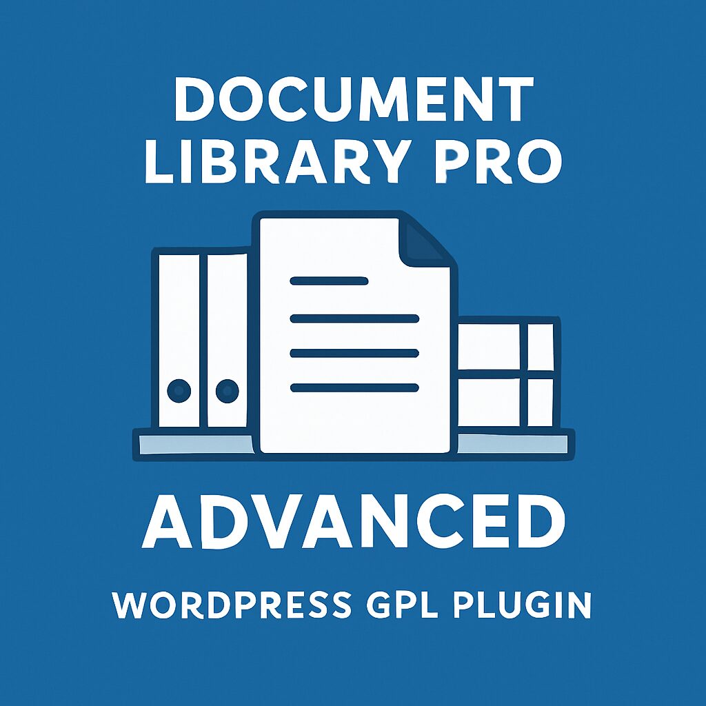 Document Library Pro - Advanced – WordPress GPL Plugin