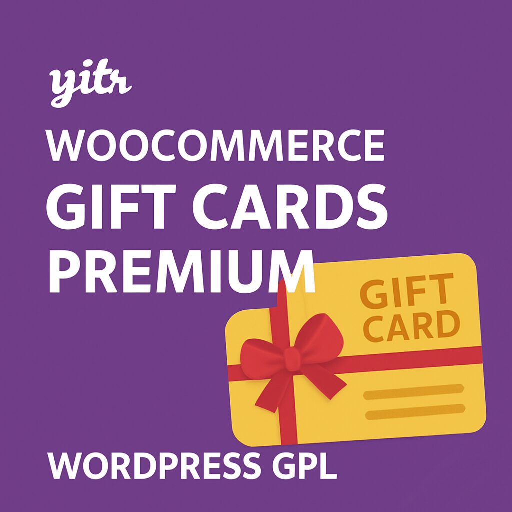 YITH WooCommerce Gift Cards Premium – WordPress GPL Plugin