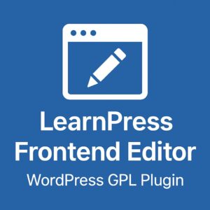 LearnPress - Frontend Editor – WordPress GPL Plugin