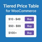 Tiered Price Table for WooCommerce – WordPress GPL Plugin