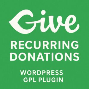 Give - Recurring Donations – WordPress GPL Plugin
