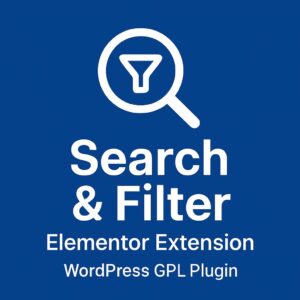 Search & Filter - Elementor Extension – WordPress GPL Plugin