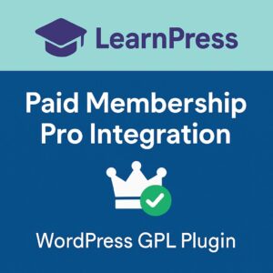 LearnPress - Paid Membership Pro Integration – WordPress GPL Plugin