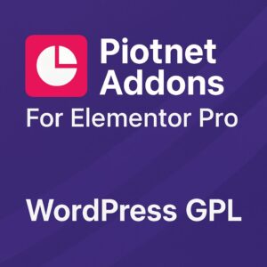 Piotnet Addons For Elementor Pro – WordPress GPL Plugin