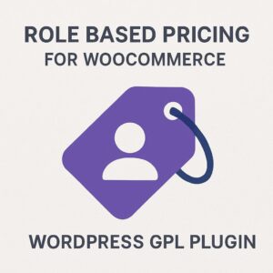 Role Based Pricing for WooCommerce – WordPress GPL Plugin