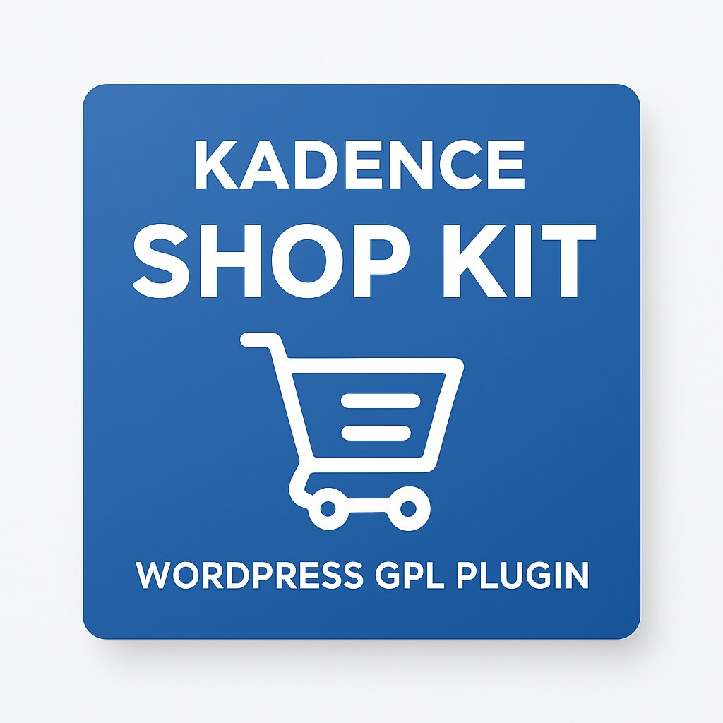 Kadence Shop Kit – WordPress GPL Plugin