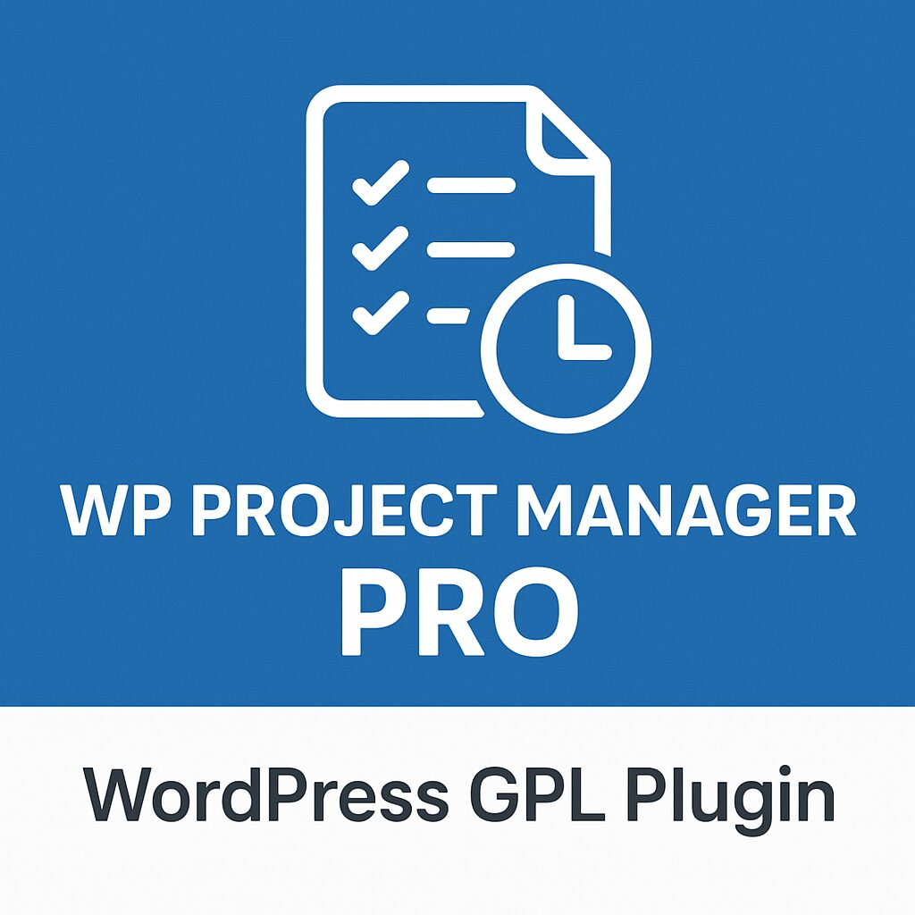 WP Project Manager Pro – WordPress GPL Plugin