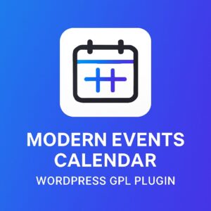 Modern Events Calendar – WordPress GPL Plugin