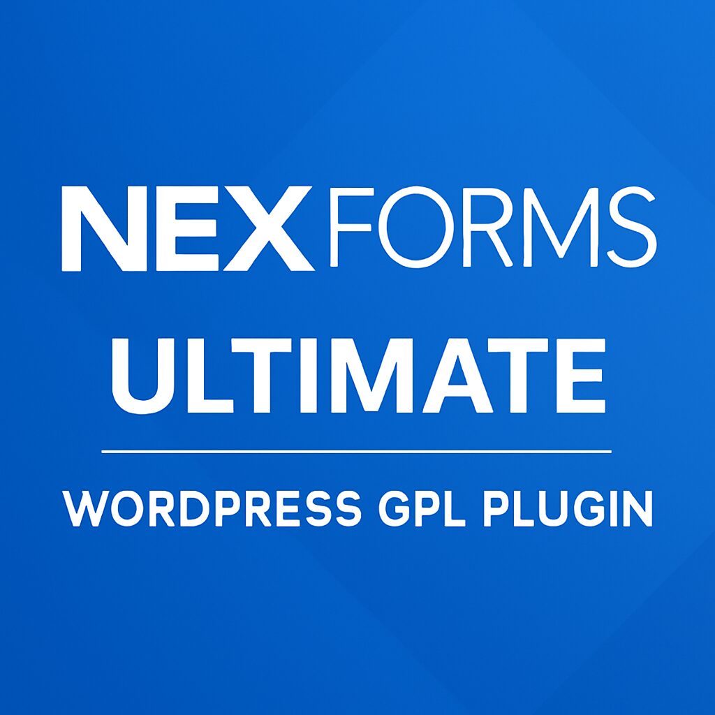 NEX-Forms - Ultimate – WordPress GPL Plugin