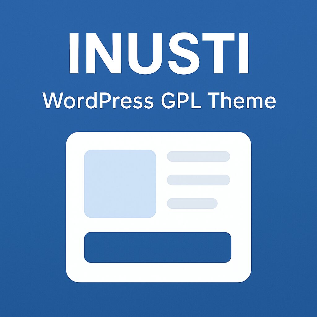 Inusti – WordPress GPL Theme