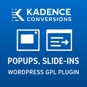 Kadence Conversions - Popups, slide-ins – WordPress GPL Plugin