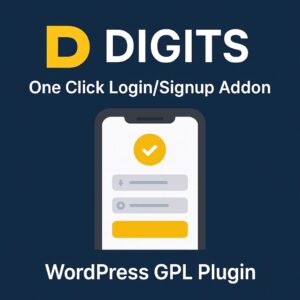 DIGITS: One Click Login/Signup Addon – WordPress GPL Plugin