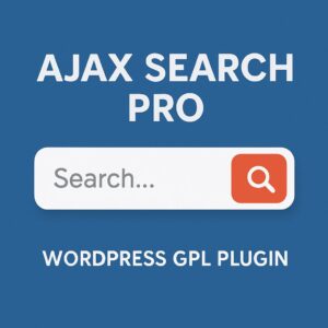 Ajax Search Pro – WordPress GPL Plugin