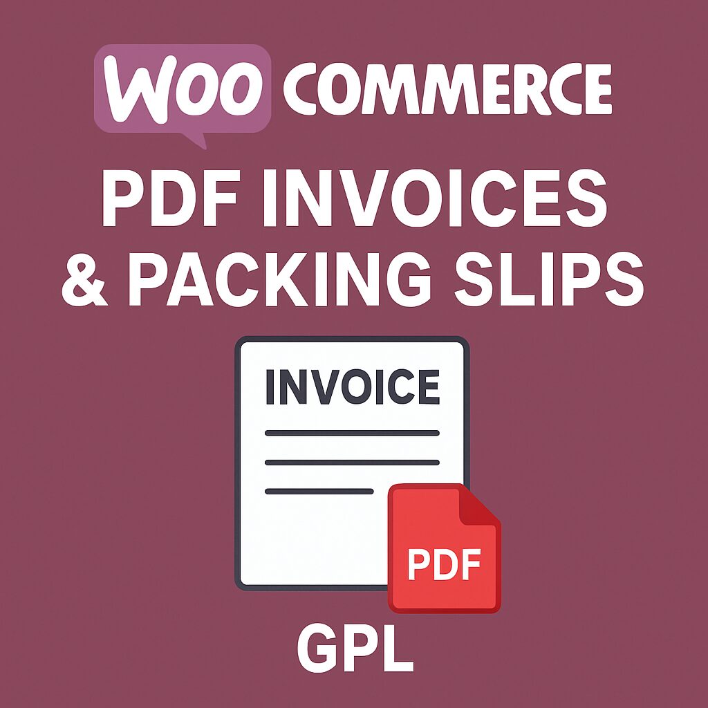WooCommerce PDF Invoices & Packing Slips GPL