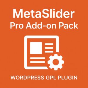 MetaSlider - Pro Add-on Pack – WordPress GPL Plugin