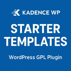 Starter Templates by Kadence WP – WordPress GPL Plugin
