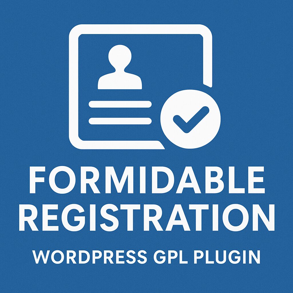 Formidable Registration – WordPress GPL Plugin