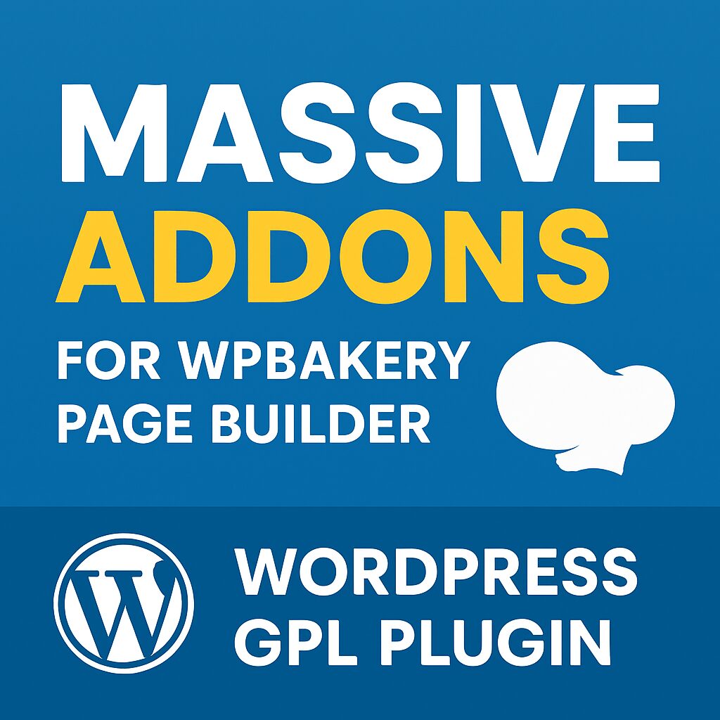 Massive Addons for WPBakery Page Builder – WordPress GPL Plugin