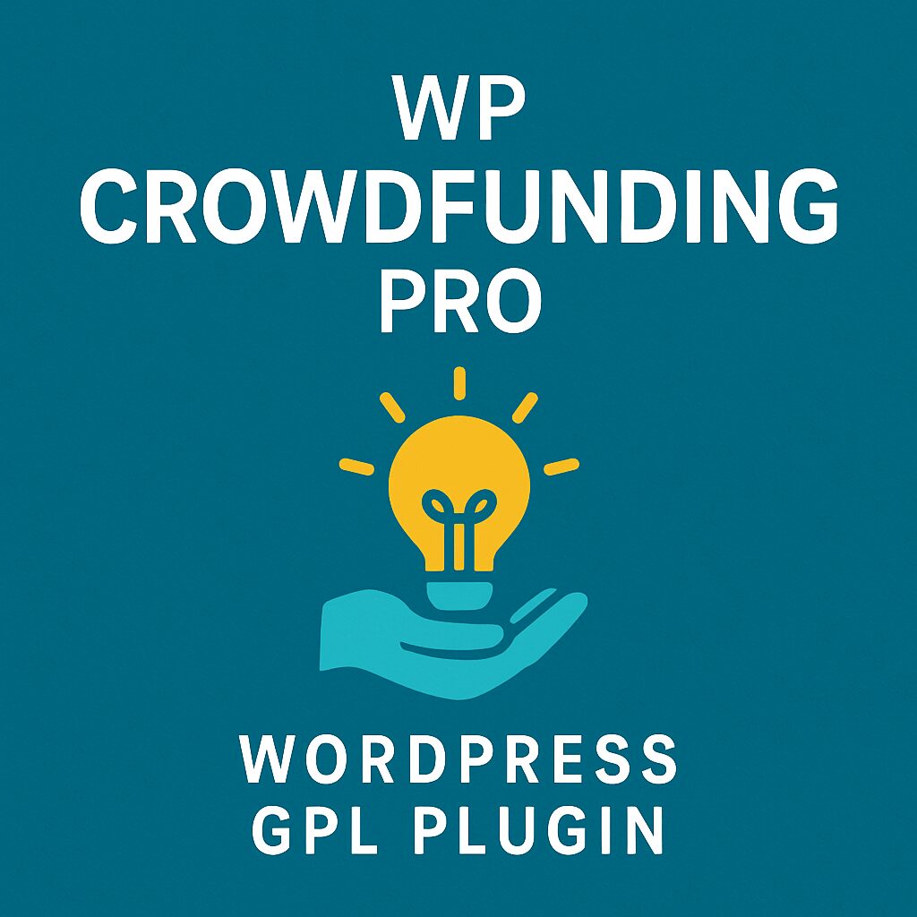 WP Crowdfunding Pro – WordPress GPL Plugin