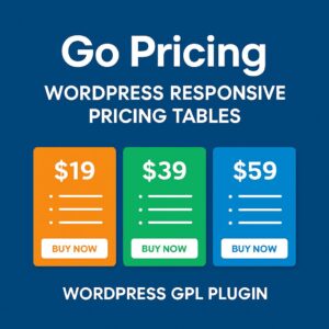 Go Pricing - WordPress Responsive Pricing Tables – WordPress GPL Plugin