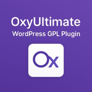 OxyUltimate – WordPress GPL Plugin