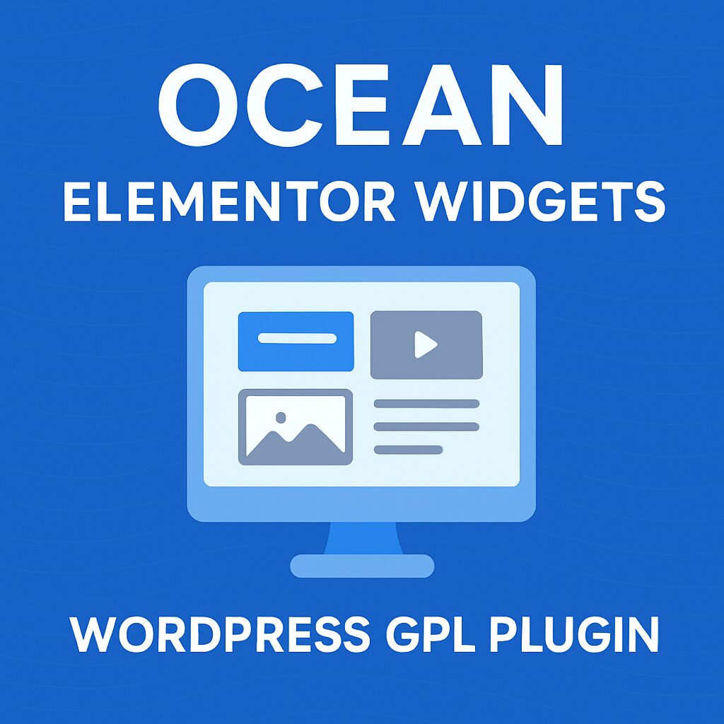 Ocean Elementor Widgets – WordPress GPL Plugin