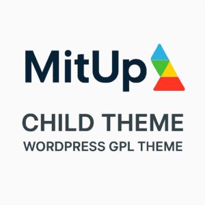 MitUp Child Theme – WordPress GPL Theme