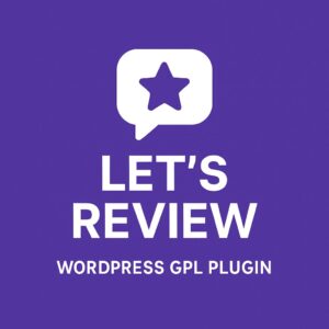 Lets Review – WordPress GPL Plugin